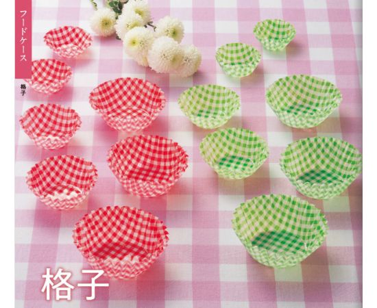 フードケース　格子　緑　10F